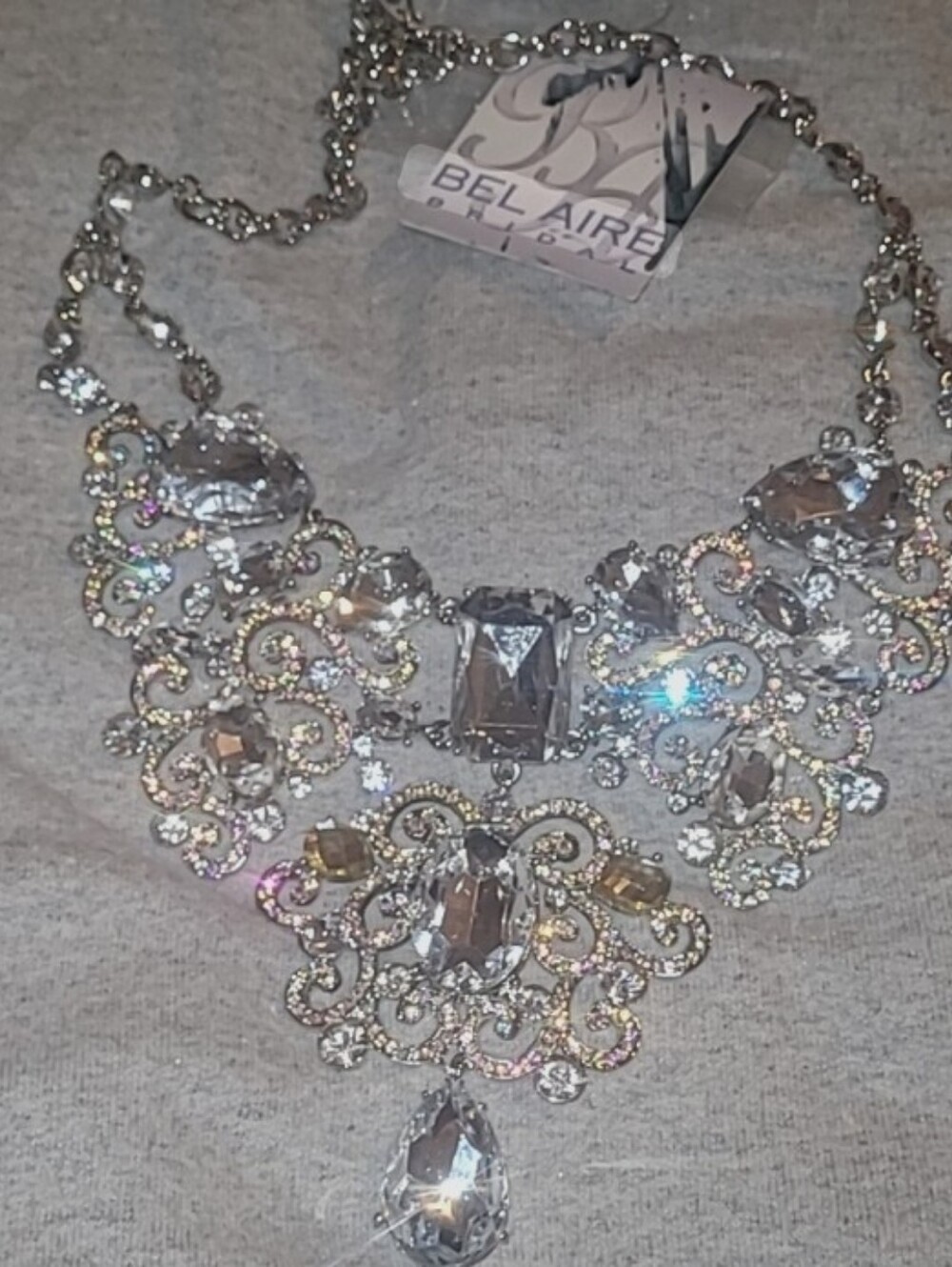 Crystal Statement Necklace by BELAIR